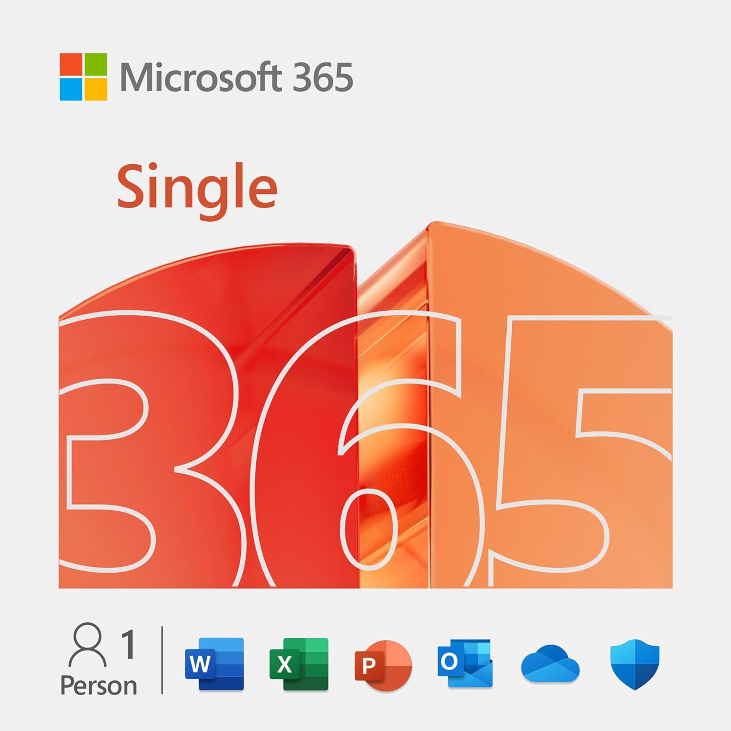 Microsoft 365 Single - 1 PC or Mac, 1 Year - Download