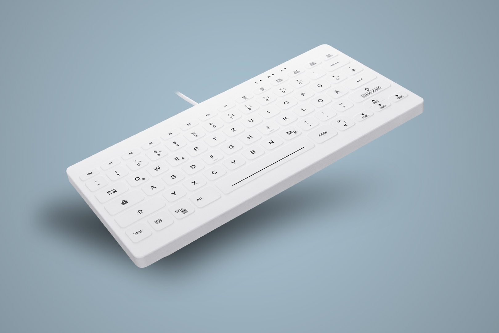 Active Key Tast  AK-C4112F-FU1-W/GE - wischdesinfizierbar -wireless - weiß - deutsch