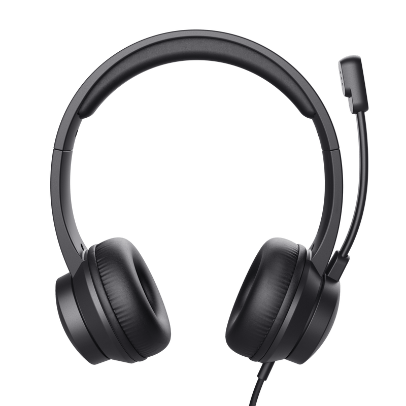 Trust Headset USB HS-201 - kabelgebunden - On-Ear - schwarz