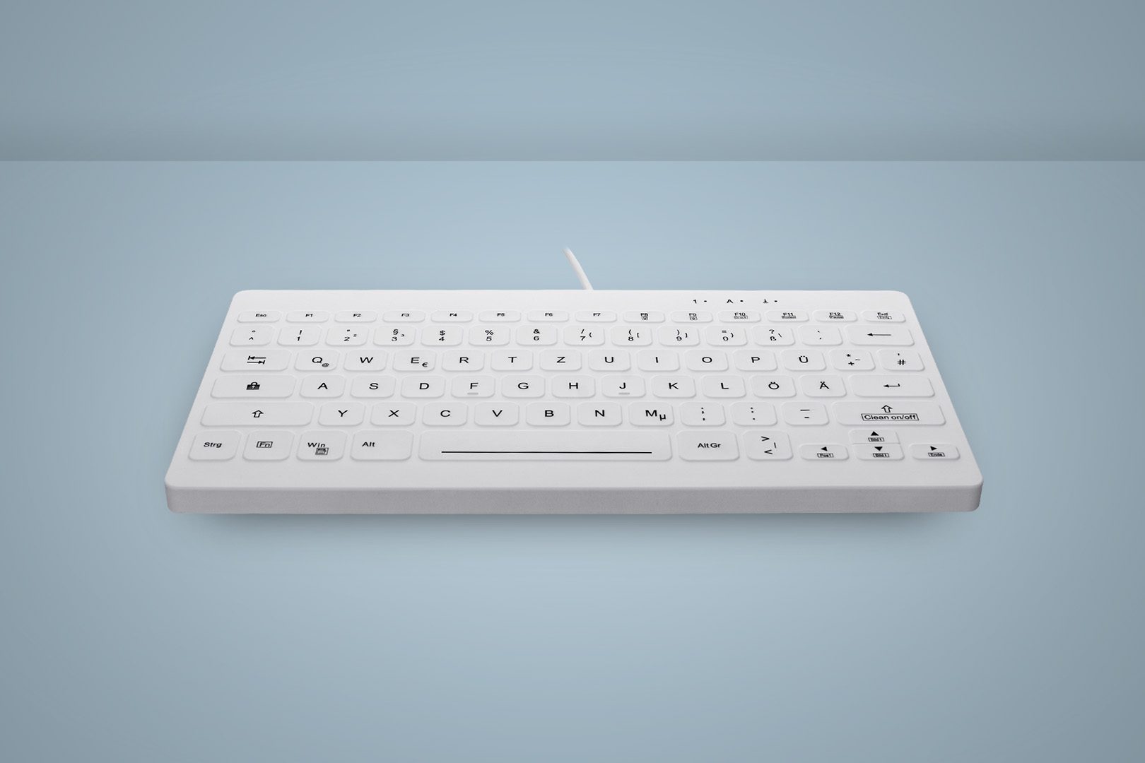 Active Key Tast  AK-C4112F-FU1-W/GE - wischdesinfizierbar -wireless - weiß - deutsch