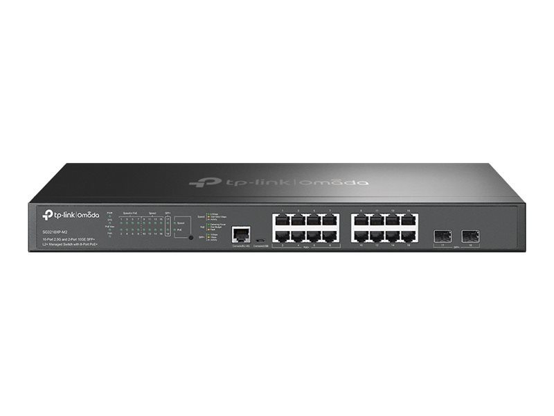 TP-LINK Omada SG3218XP-M2 - Switch - L2+ - managed - 16 x 2.5GBase-T (8x PoE+ 240W)