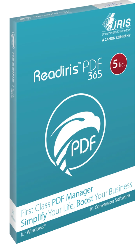 Readiris PDF Enterprise 365 - 5 lic Mac Yearly Subscripion, ESD Software Download incl. Activation-Key