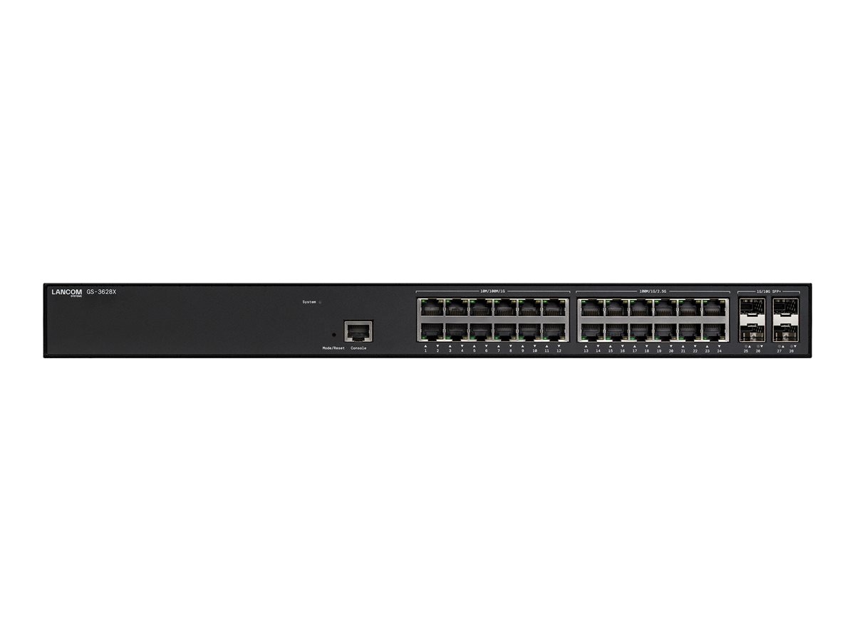LANCOM GS-3628X - Switch - L3 - 12x 1GbE 12x 2.5GbE 4x SFP+