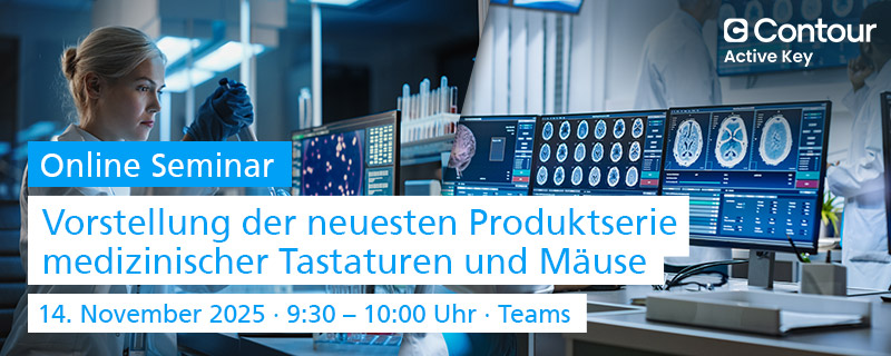 Vorstellung der neuesten Produktserie medizinischer Tastaturen und Mäuse