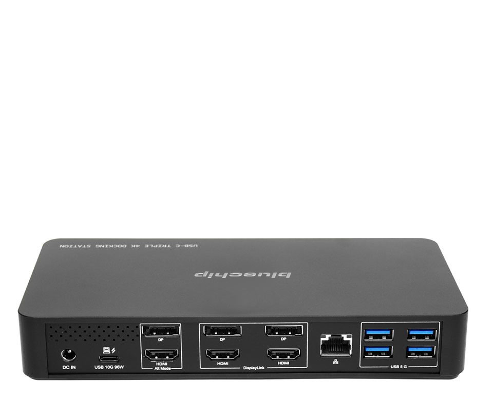 Dockingstation USB Typ C 3.2 Gen1 Universelle Triple 4K mit Ladefunktion