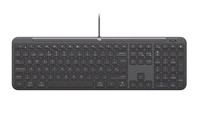 Logitech Kabel Signature Slim Wired K620 for Business graphite DE