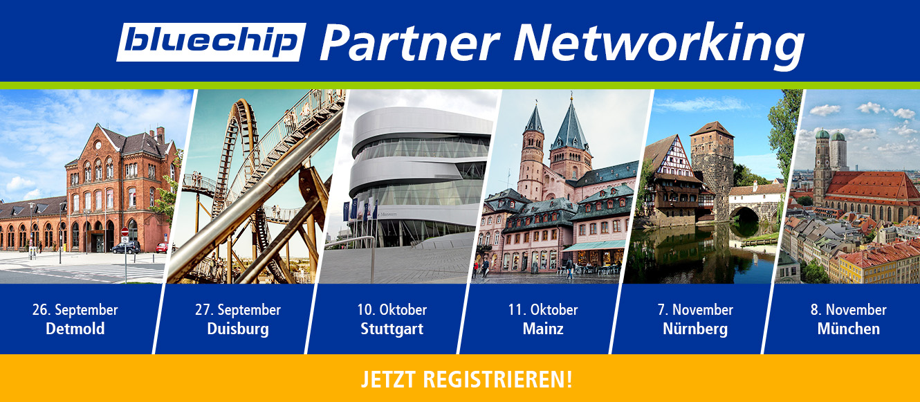 Treffen Sie uns beim bluechip Partner Networking 2023