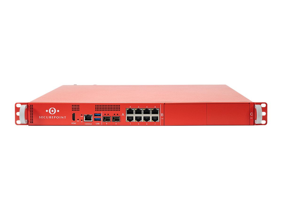 Securepoint RC350R G6 Firewall/VPN - 250 Benutzer - (UTM optional mit Infinity-Lizenz)