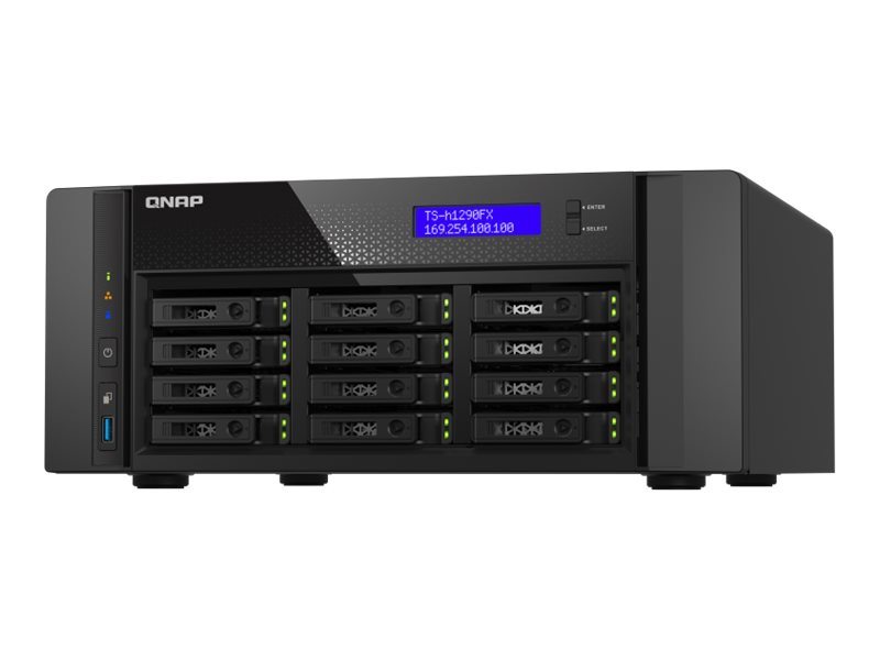 QNAP TS-h1290FX-7232P-64G - NAS Server - 2x 2.5GbE, 2x 25GbE SFP28, 4x PCIe-Steckplatz