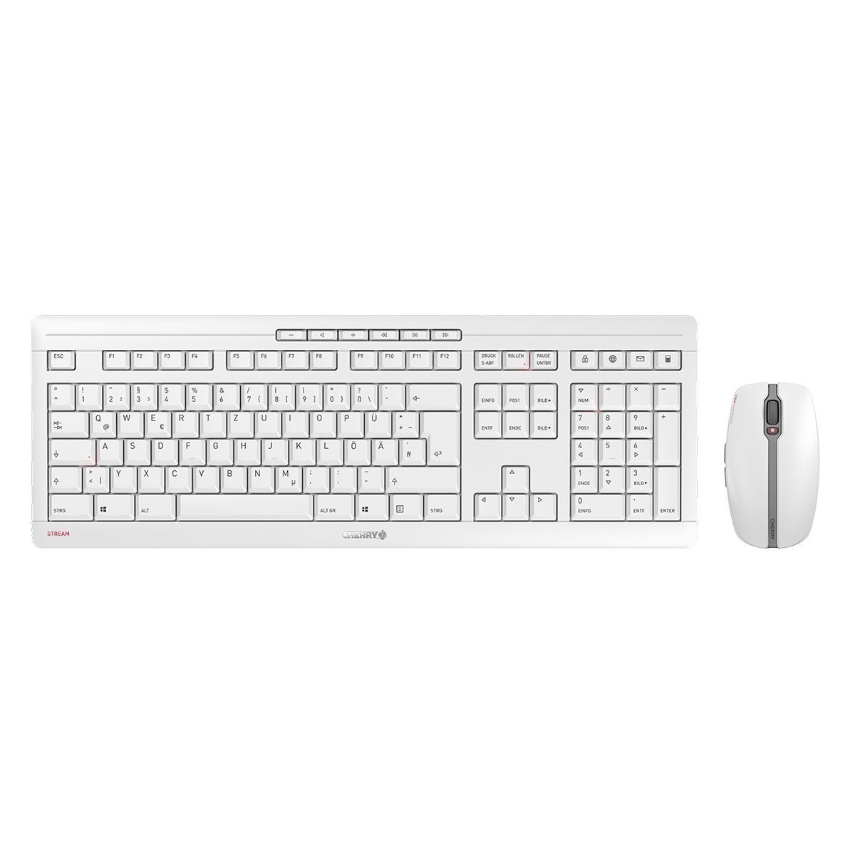 CHERRY STREAM DESKTOP RECHARGE JD-8560DE-0 DE weiß-grau