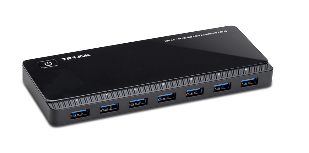 TP-Link UH720 V5.0 - USB-Hub - 7 x USB 3.0 (2x mit Ladefunkton)