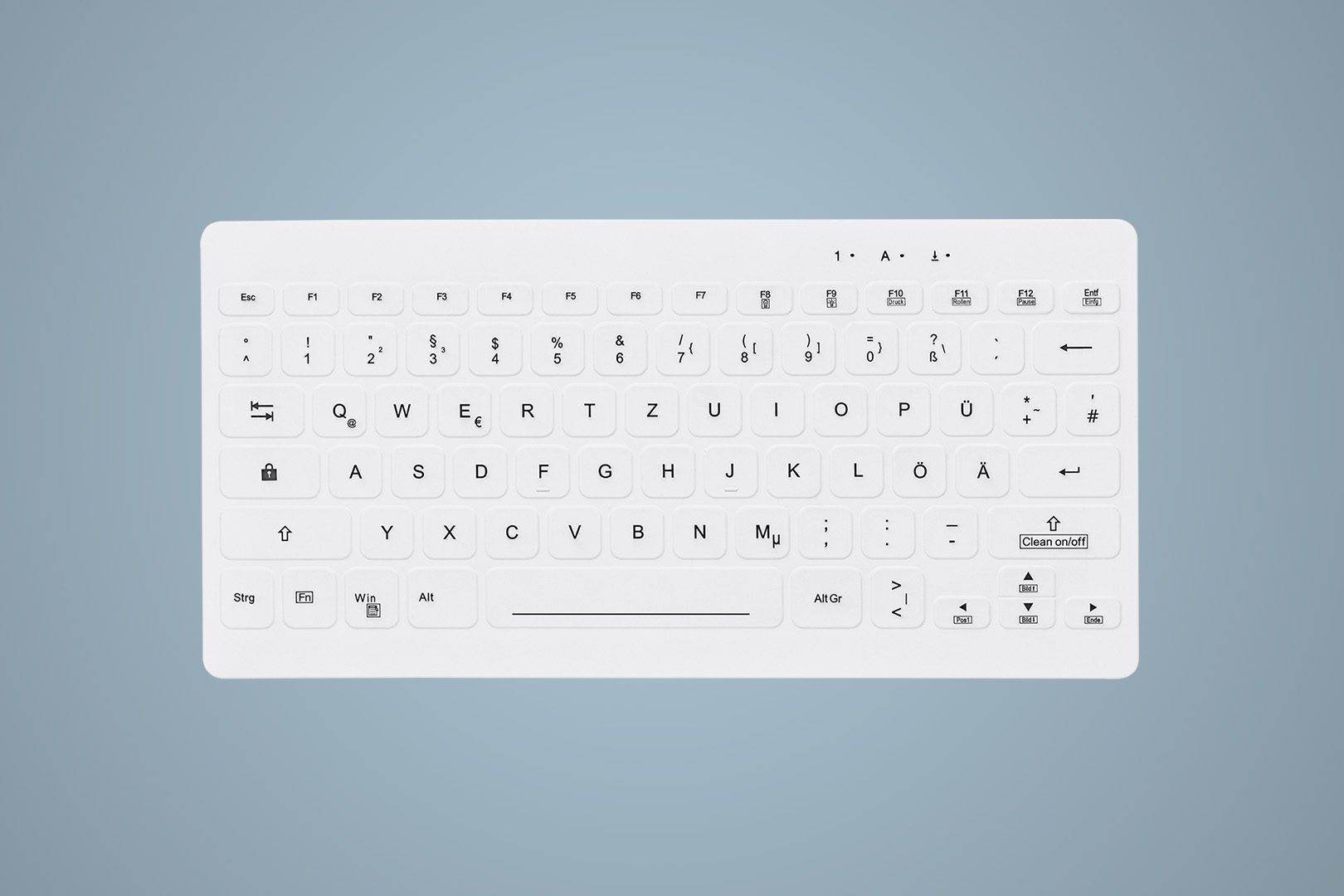 Active Key Tast  AK-C4112F-FU1-W/GE - wischdesinfizierbar -wireless - weiß - deutsch