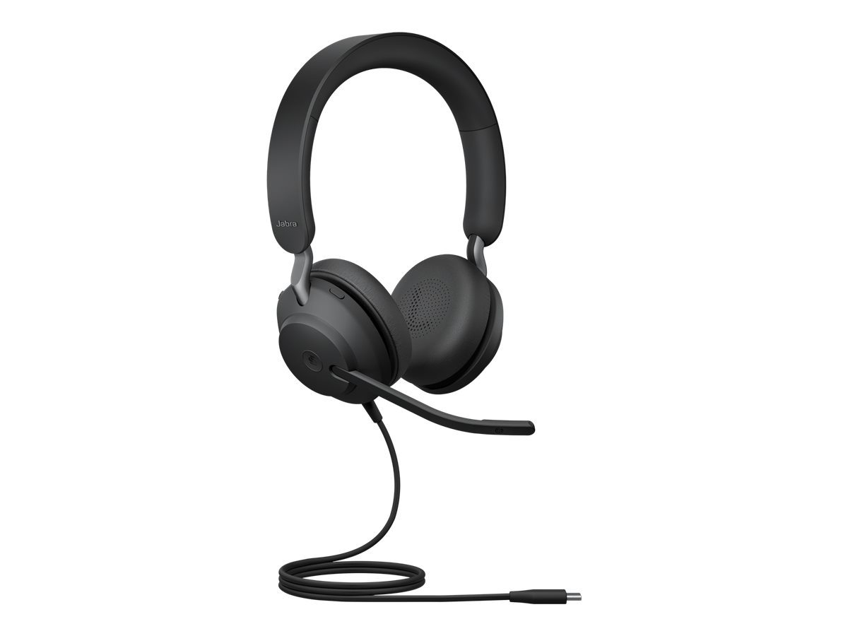 Jabra Evolve2 40SE - kabelgebunden - USB-C/A - MS Stereo - On-Ear