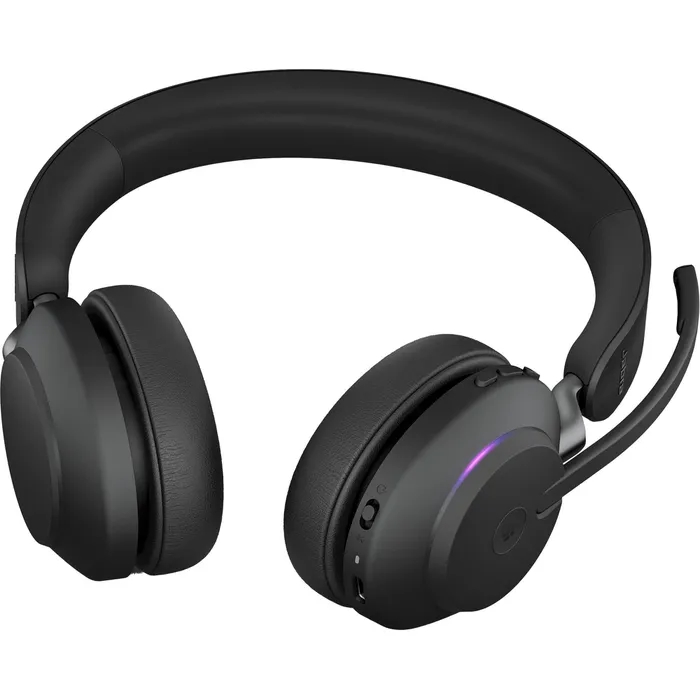 Jabra Evolve2 65 - Bluetooth - USB-A Adpater - Ladestation - MS Stereo - On-Ear