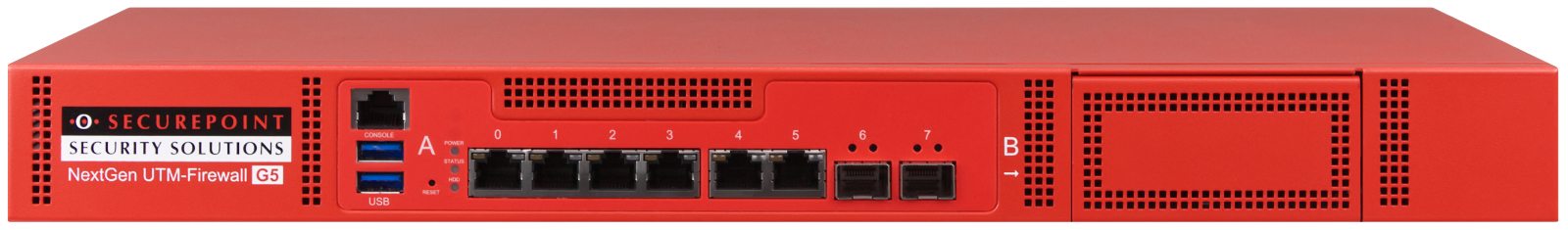 Securepoint RC300S G5 Firewall/VPN - bis 100 Benutzer - (UTM optional mit Infinity-Lizenz)