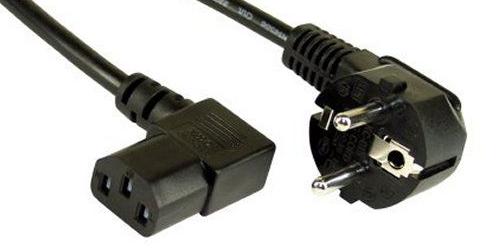 Netzkabel Netzanschluss Schutzkontaktstecker 90° -> Kaltgerätebuchse 90° 2.0 m schwarz Netzkabel Netzanschluss Schutzkontaktstecker 90° -> Kaltgerätebuchse 90° 2.0 m schwarz