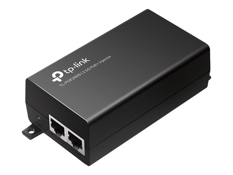 TP-Link TL-POE260S - Power Injector PoE+  (802.3af/at Standard)- 2.5 Gbps