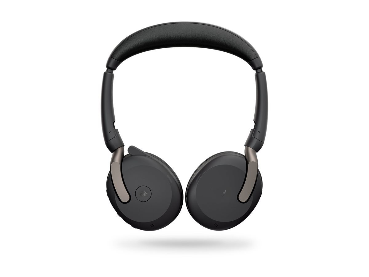 Jabra Evolve2 65 Flex Mmit kabellosen Ladepad - Bluetooth - USB-C Adpater - MS Stereo - On-Ear