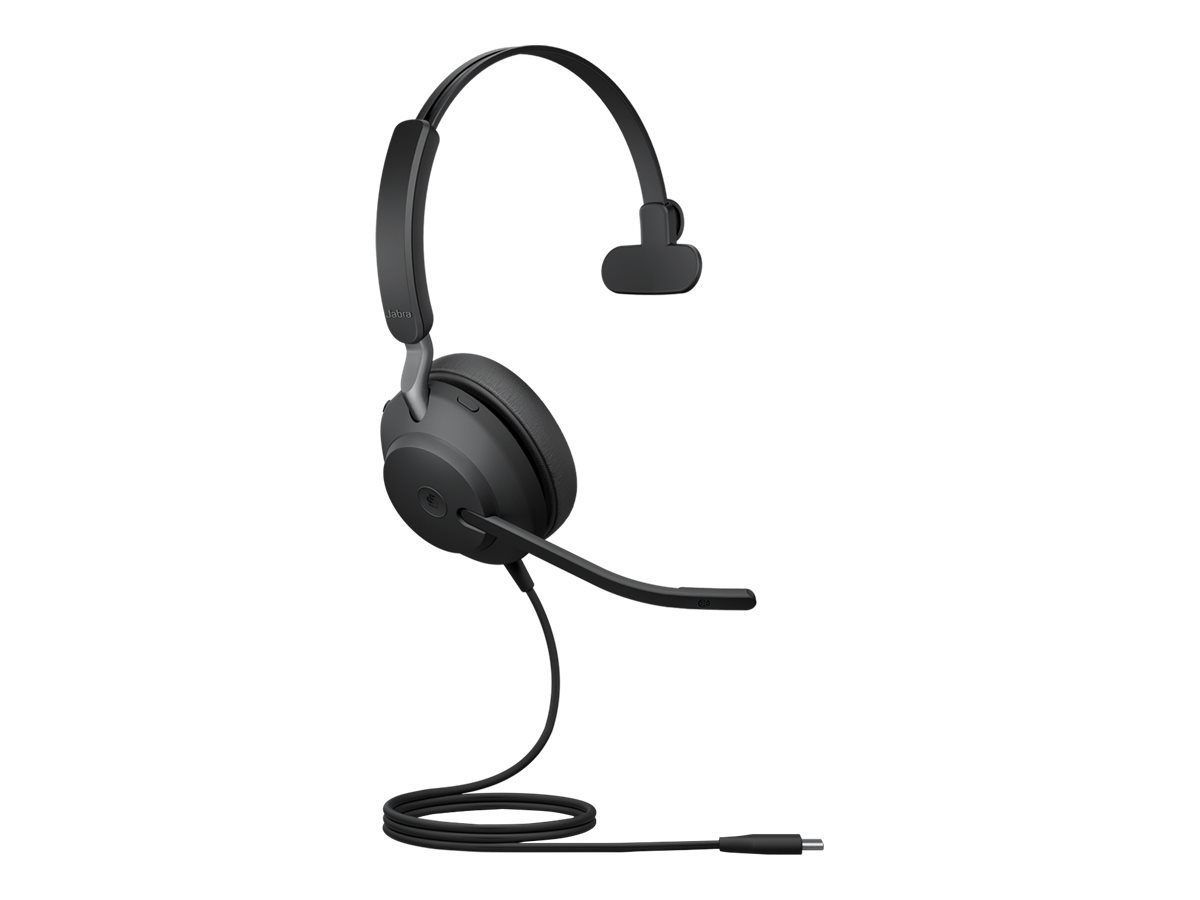 Jabra Evolve2 40SE - kabelgebunden - USB-C/A - MS Mono - On-Ear