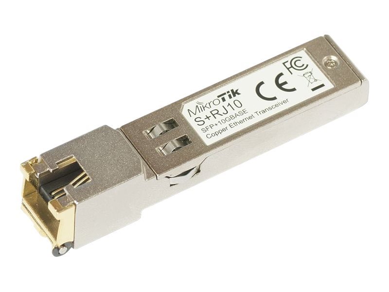 Trans/Conv MikroTik S+RJ10 - SFP+