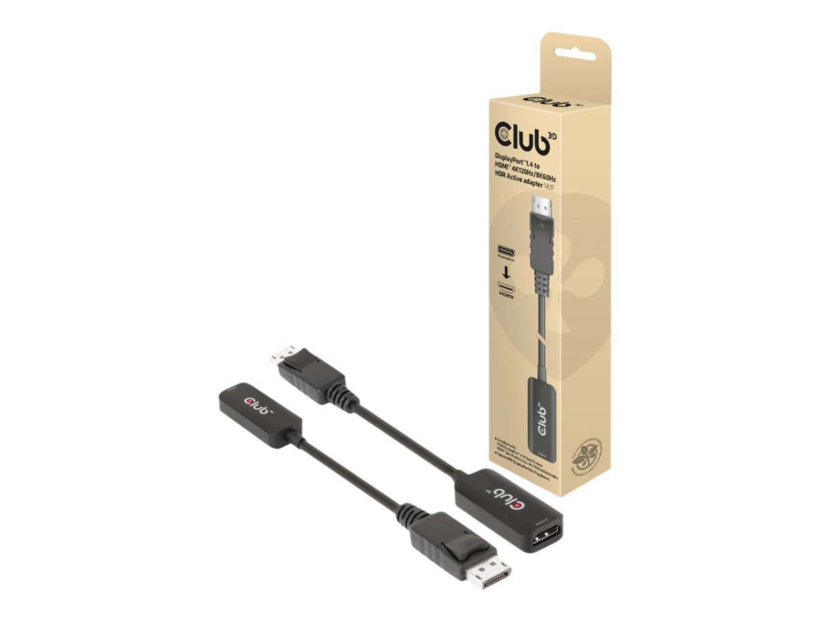 Videoadapter - DisplayPort auf HDMI 4K120Hz/8K60Hz HDR-Aktiv-Adapter St./B