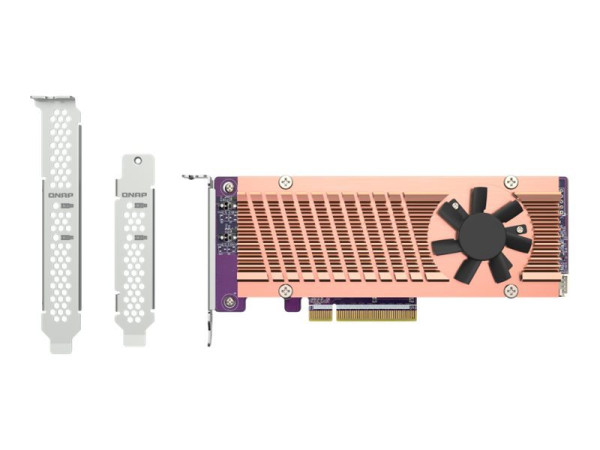QNAP QM2-2P-384A - Speicher-Controller - M.2 22110 oder 2280 PCIe (Gen3 x 4)