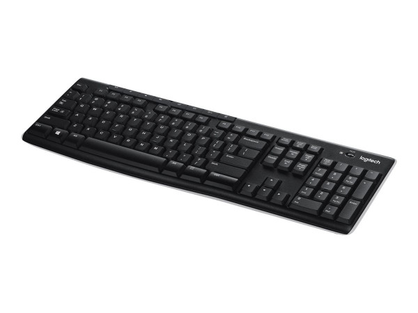 Logitech Wireless Keyboard K270 schwarz US