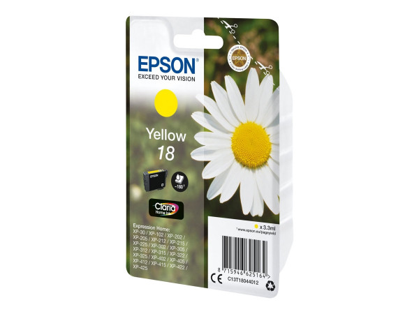Epson 18 Tinte Gelb - 3,3 ml