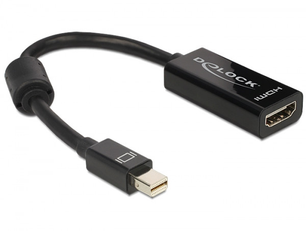 Adapter VGA mini DisplayPort Stecker -> HDMI Buchse schwarz
