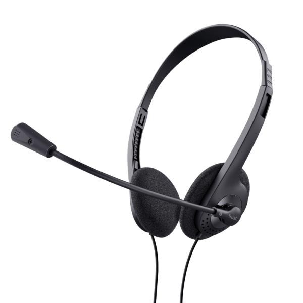 Trust Basics Headset - On-Ear - kabelgebunden schwarz