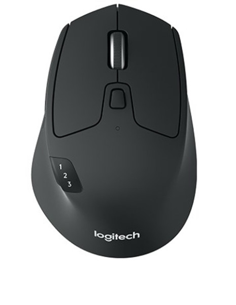 Logitech Wireless M720 Triathlon schwarz weiß