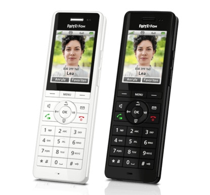 AVM FRITZ!Fon X6 - Schnurloses VoIP-Telefon (Schwarz)