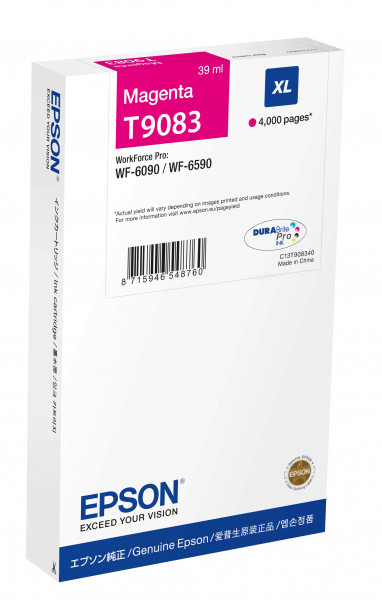 Epson T9083 XL Tinte Magenta