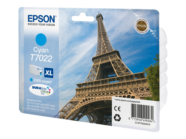 Epson T7022 XL Tinte Cyan