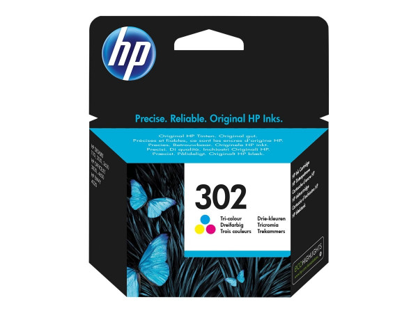 HP 302 Multipack 3er-Tinte (C/M/Y)