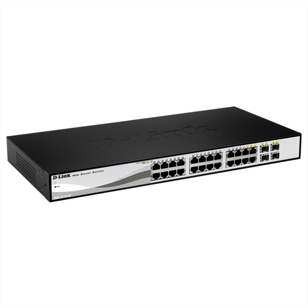 D-Link Web Smart DGS-1210-24/E - Switch 4x SFP