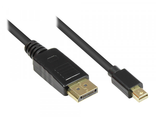 Monitorkabel Mini DisplayPort -> DisplayPort S/S 1,0m schwarz
