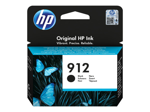HP 912 Tinte Schwarz