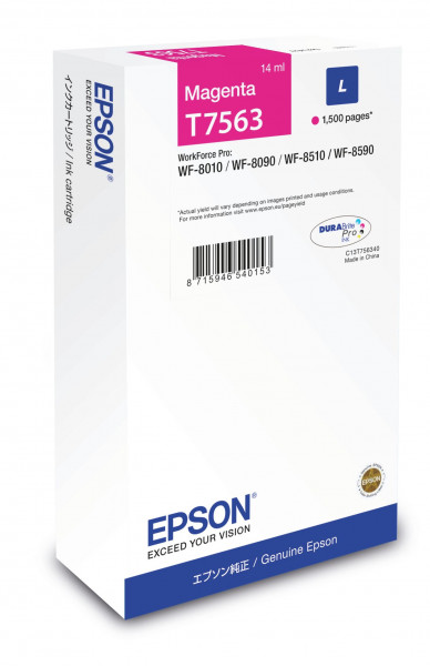 Epson T7563 Tinte Magenta