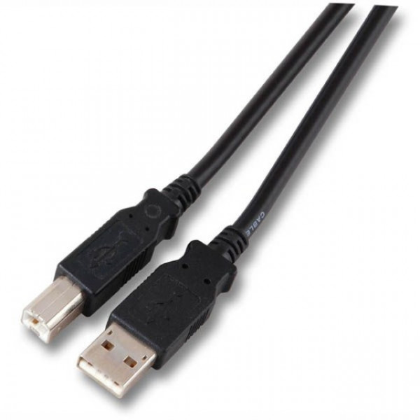 USB Kabel S/S A->B 3,0m USB2.0 schwarz