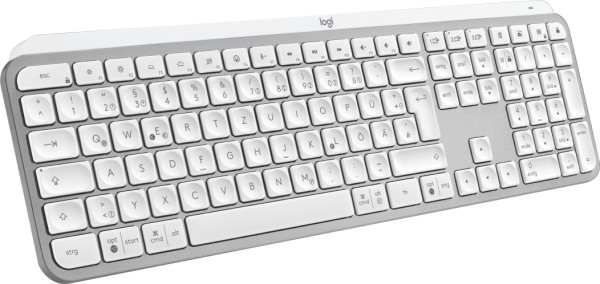 Logitech Wireless MX Keys S Tastatur Pale Gray DE