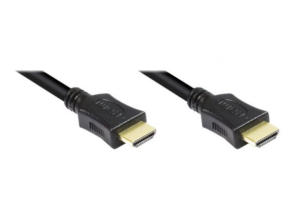 Monitorkabel High-Speed-HDMI-Kabel mit Ethernet, schwarz, 15,0m, Good Connections