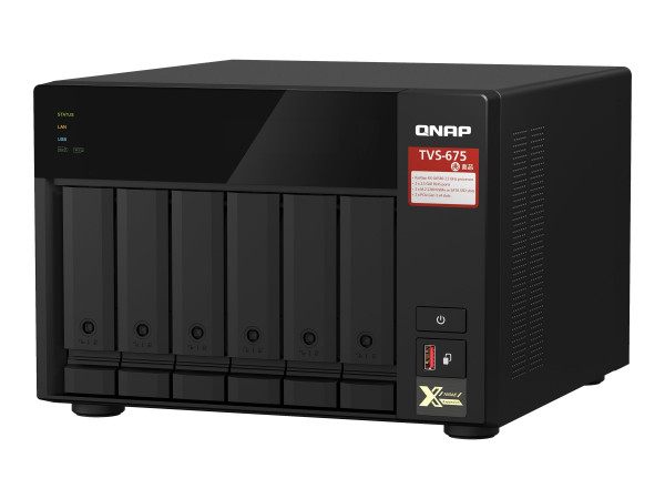 QNAP TVS-675-8G - NAS-Server 2x 2,5GbE