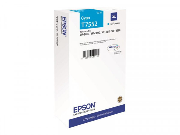 Epson T7552 XL Tinte Cyan