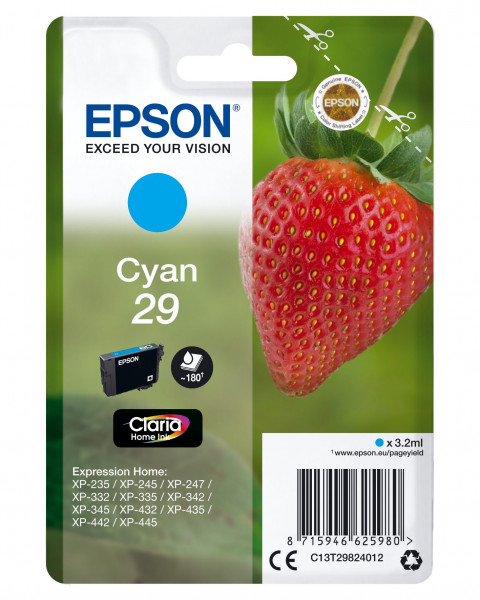Epson 29 Tinte Cyan 3,2 ml