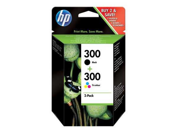 HP 300 Multipack 2er-Tinte (BK/C/M/Y)