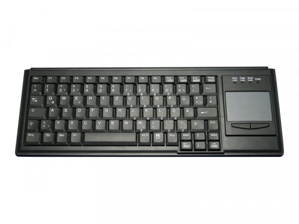Active Key AK-4400-GU-B/US - Soft-Druckpunkt - Touchpad - schwarz - US englisch