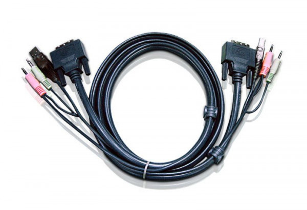 KVM Anschlusskabel 2L-7D02UD - Tastatur-/Video-/Maus-USB 1,8m für CL6708MW