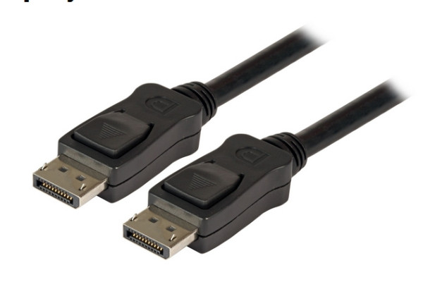 DisplayPort 1.2 Anschlusskabel, 4K60HZ Stecker-Stecker, 2m, schwarz