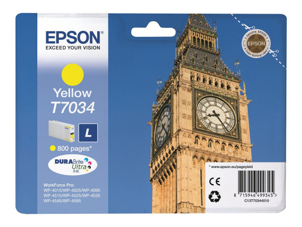 Epson T7034 Tinte Gelb 9,6 ml